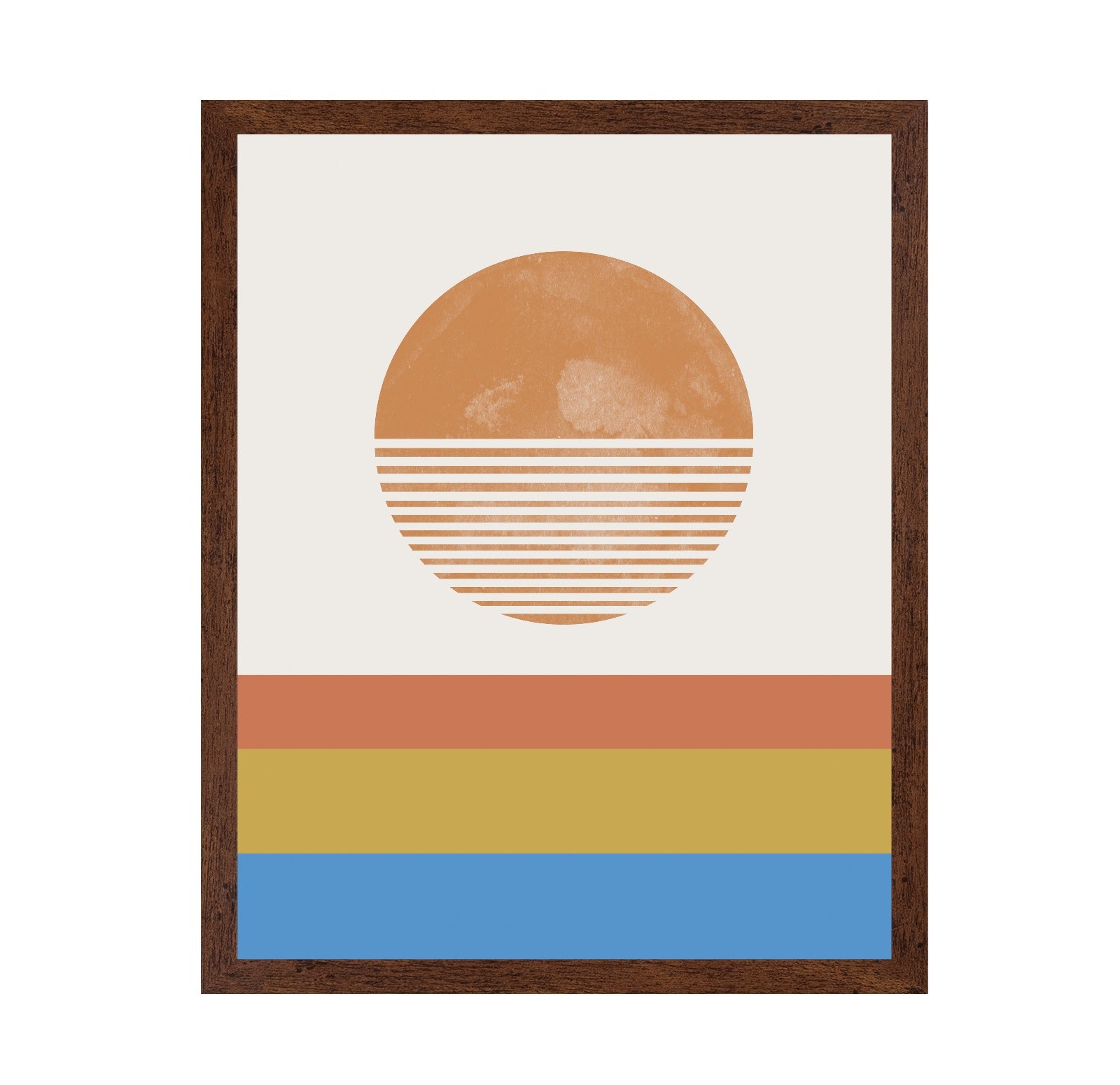 Retro Sunset Layers