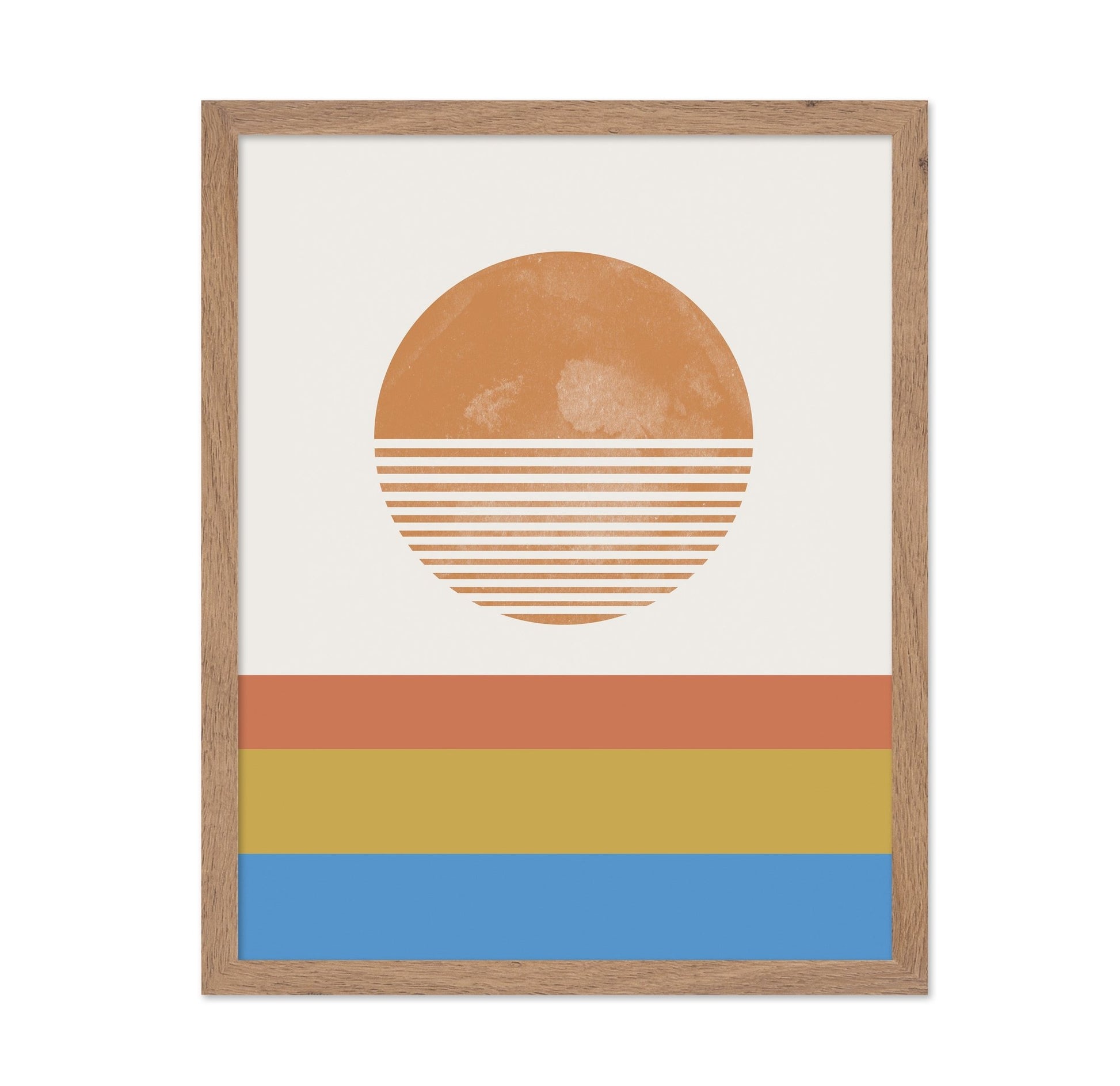 Retro Sunset Layers