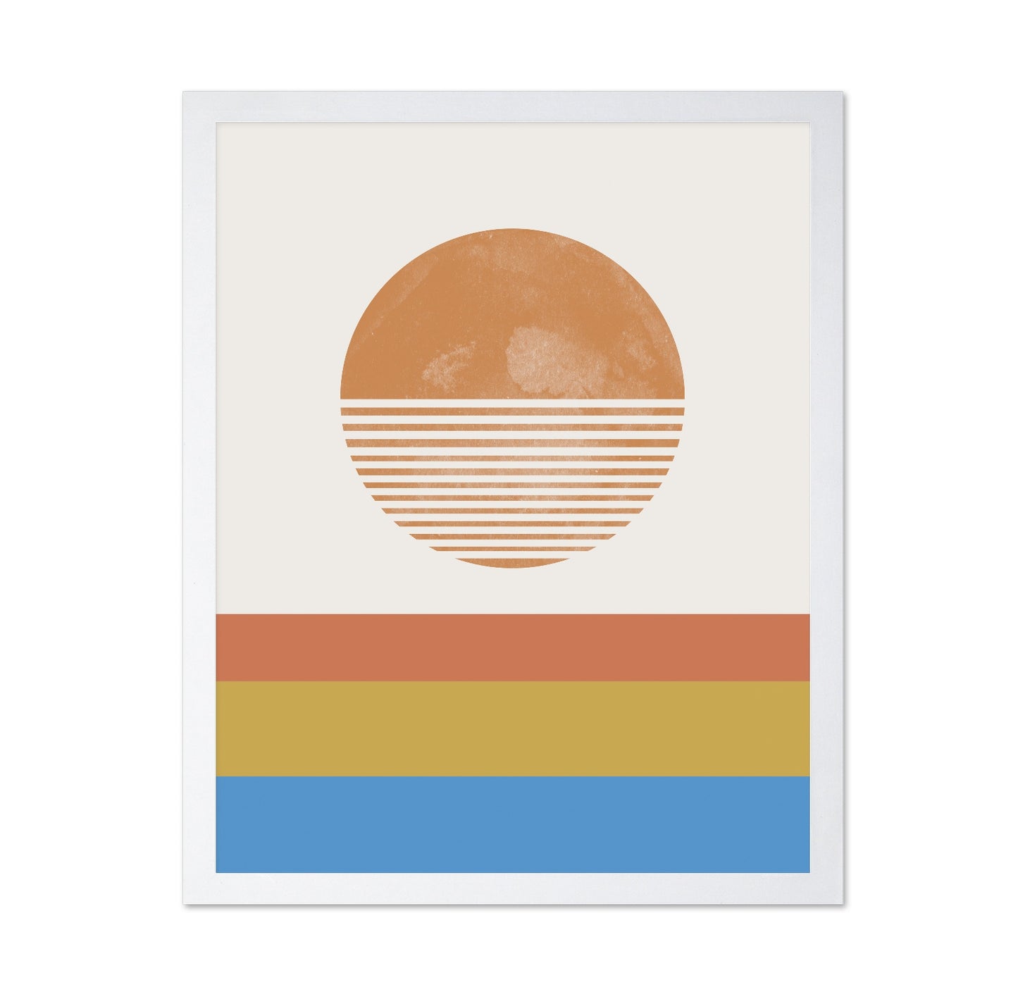 Retro Sunset Layers