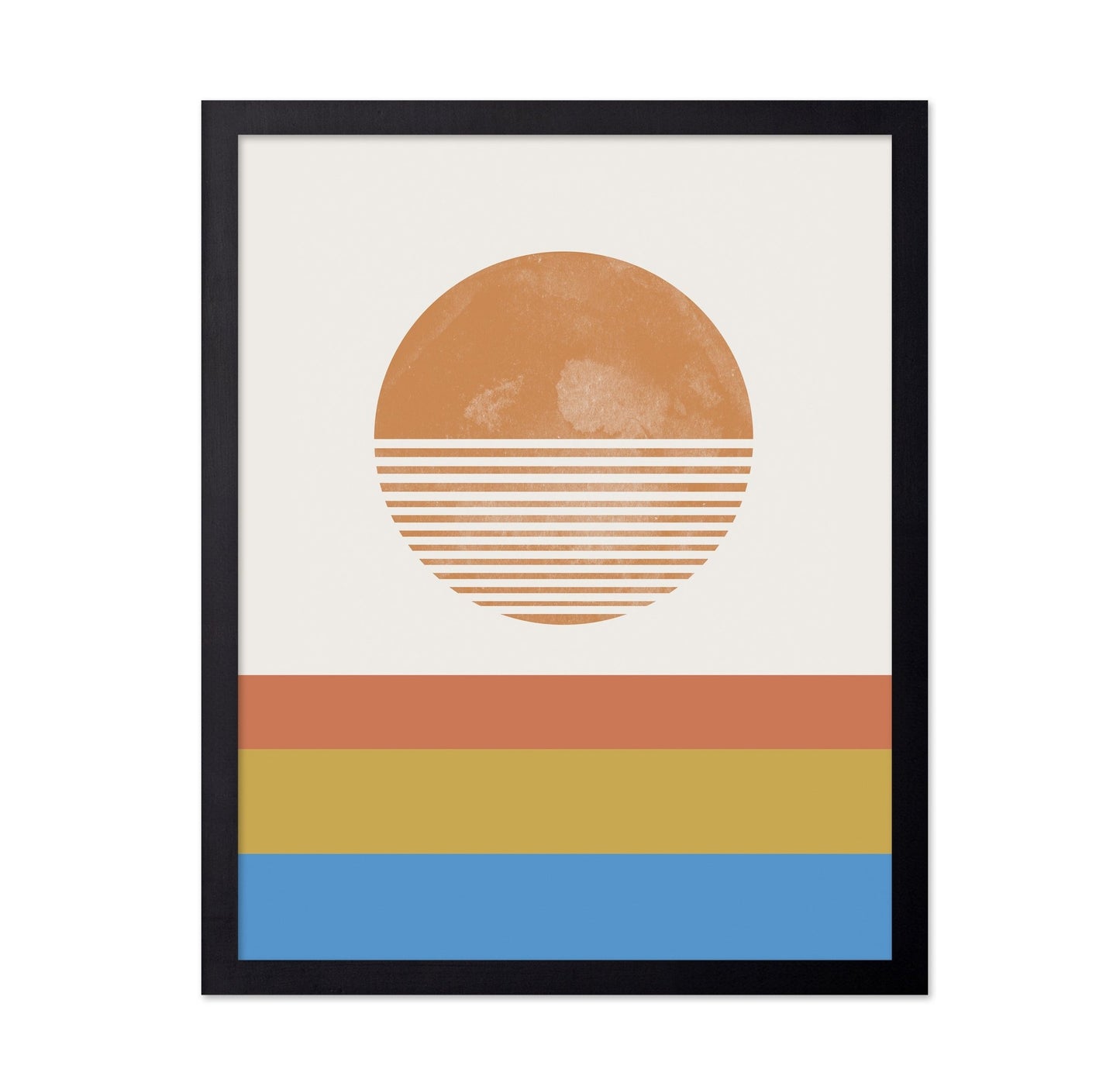 Retro Sunset Layers