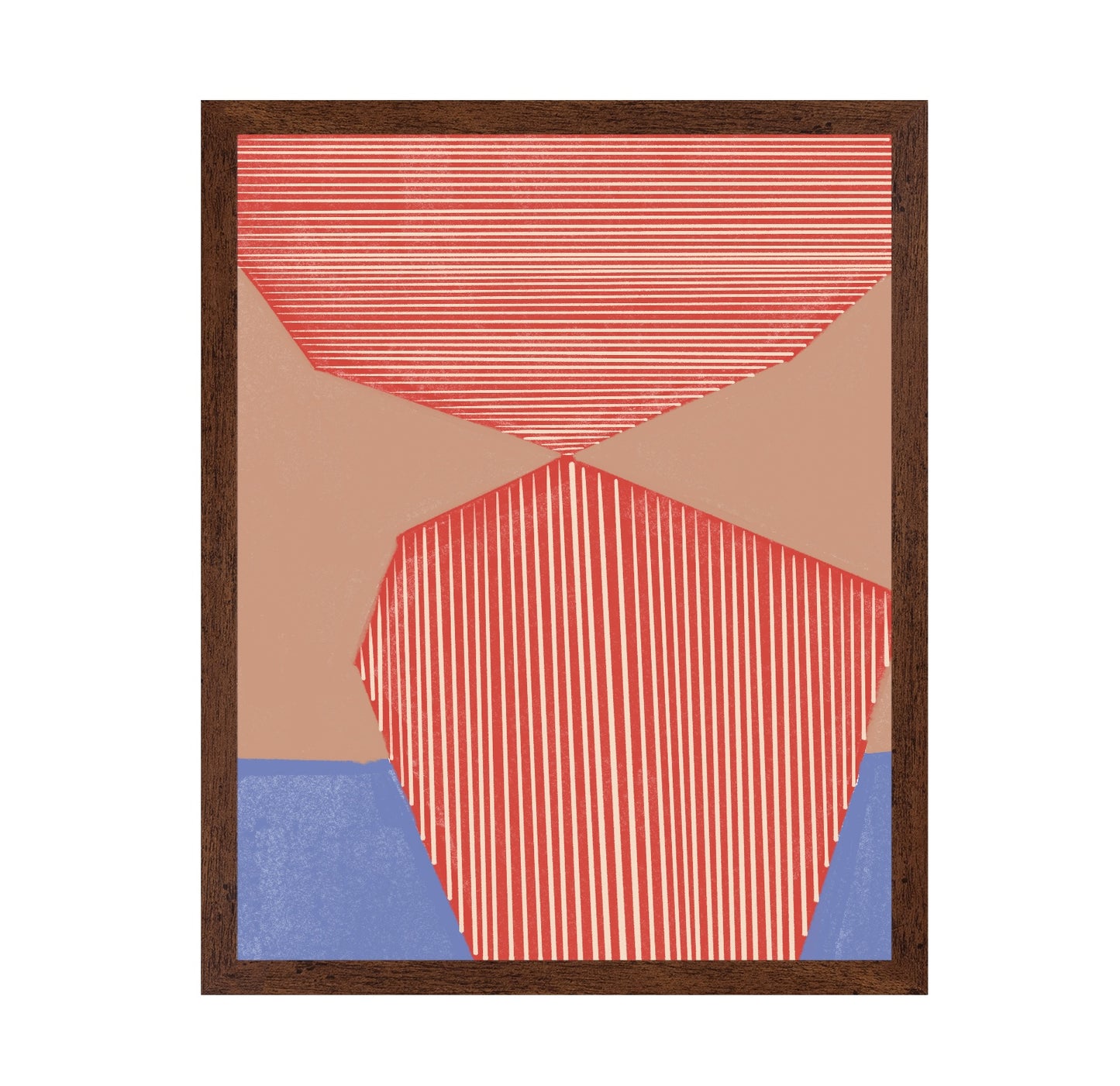 Striped Red Peaks