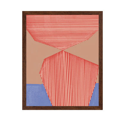 Striped Red Peaks
