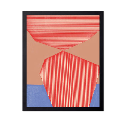 Striped Red Peaks