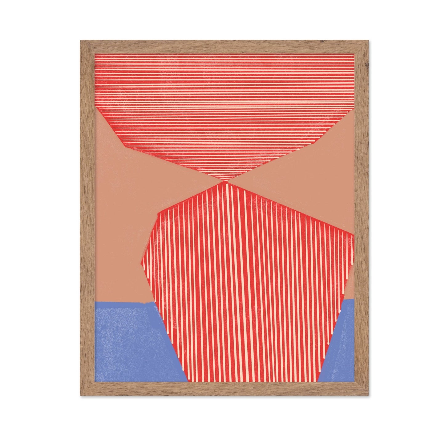 Striped Red Peaks