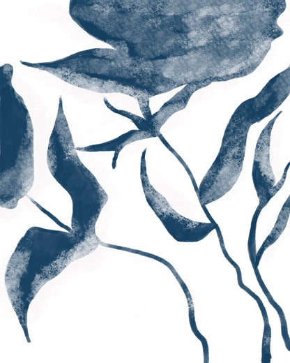 Blue Botanical Brush