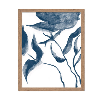 Blue Botanical Brush