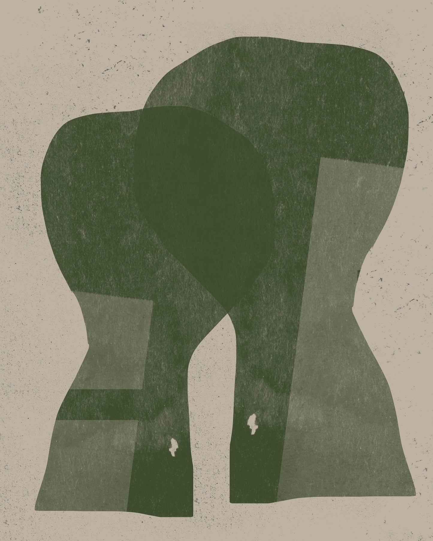 Green Abstract Forms