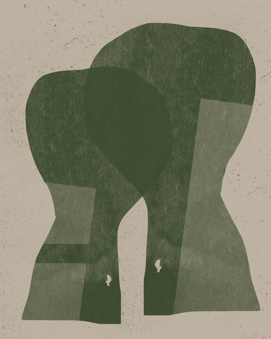 Green Abstract Forms