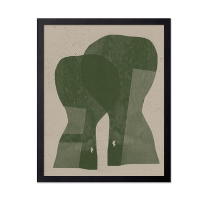Green Abstract Forms