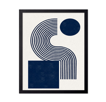 Navy Curve Flow