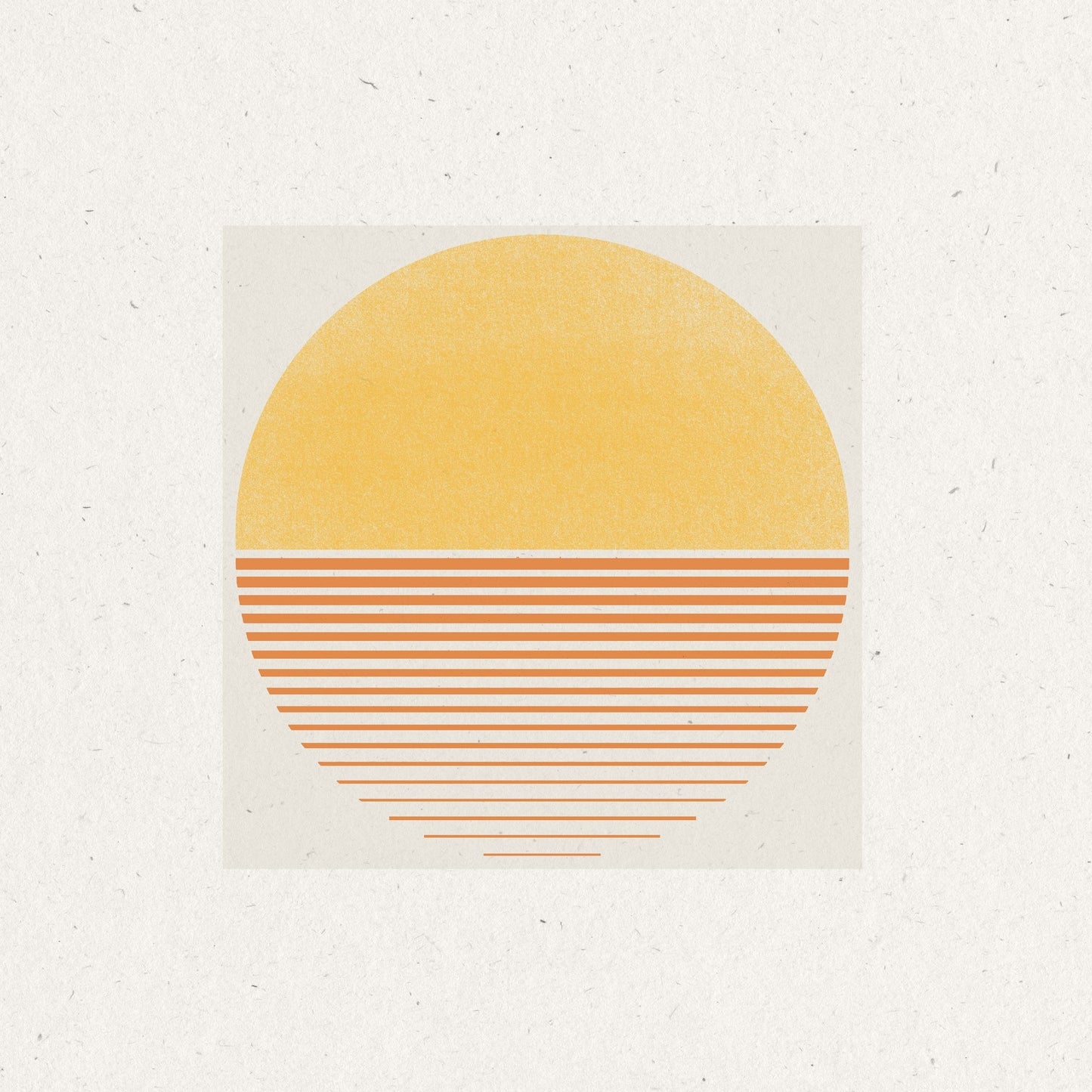 Striped Sunset Disc