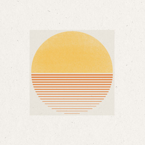 Striped Sunset Disc