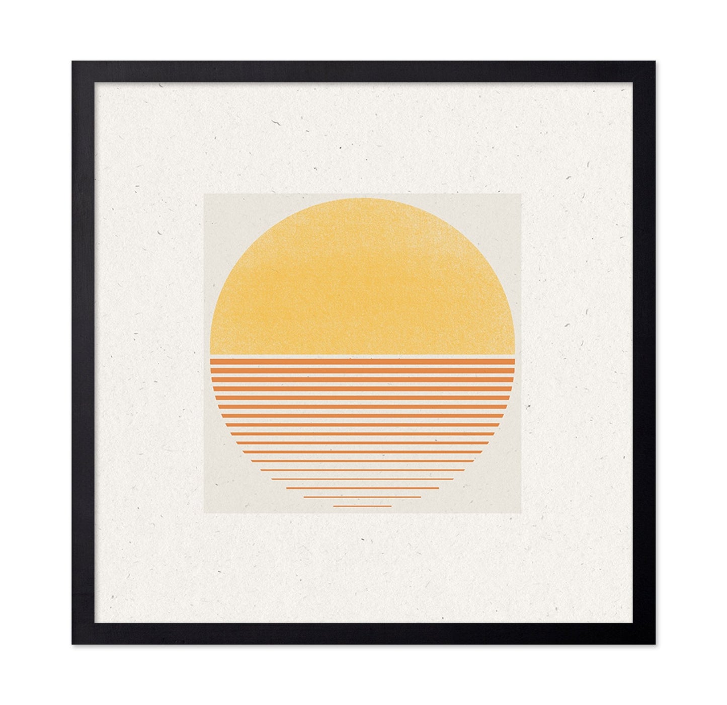 Striped Sunset Disc
