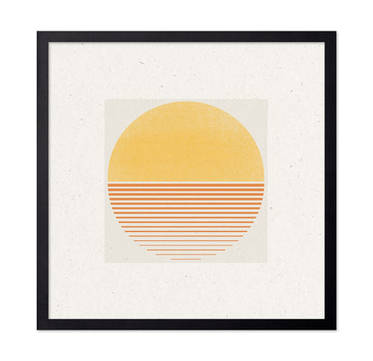 Striped Sunset Disc