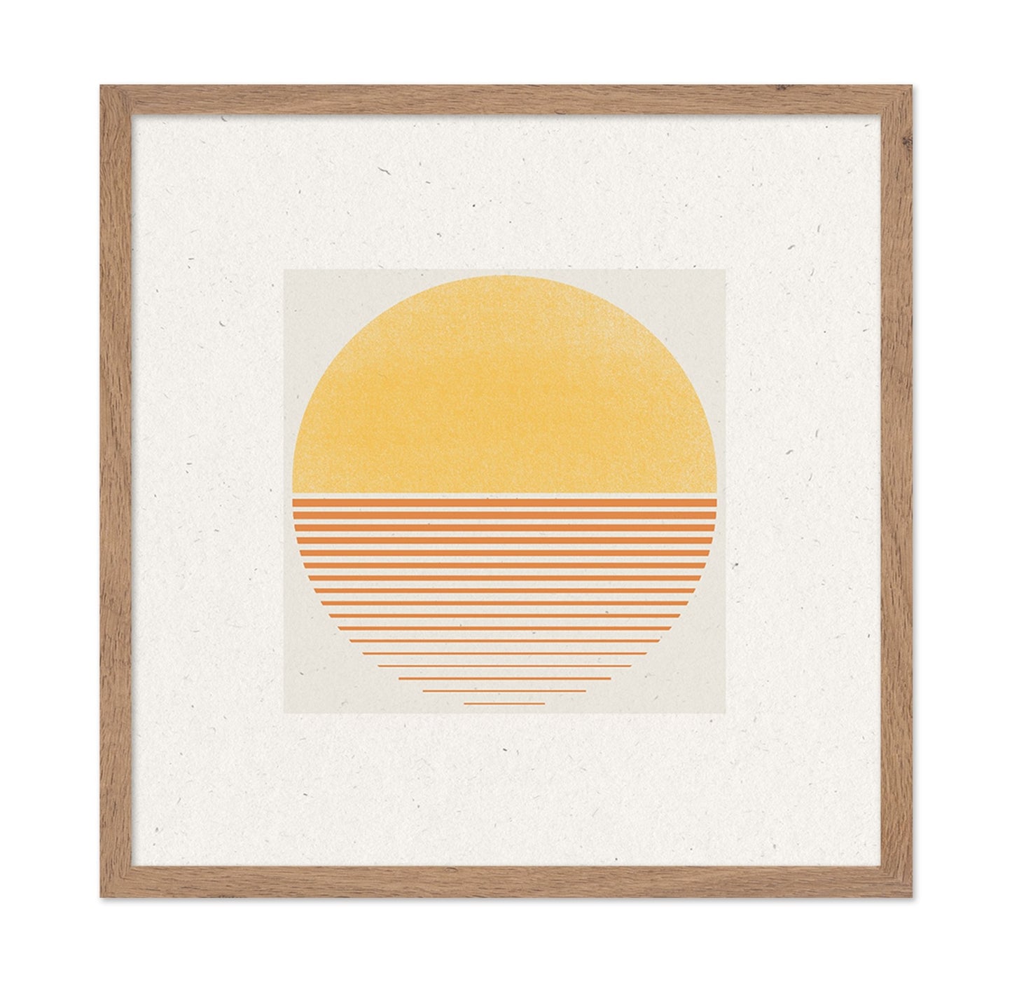 Striped Sunset Disc