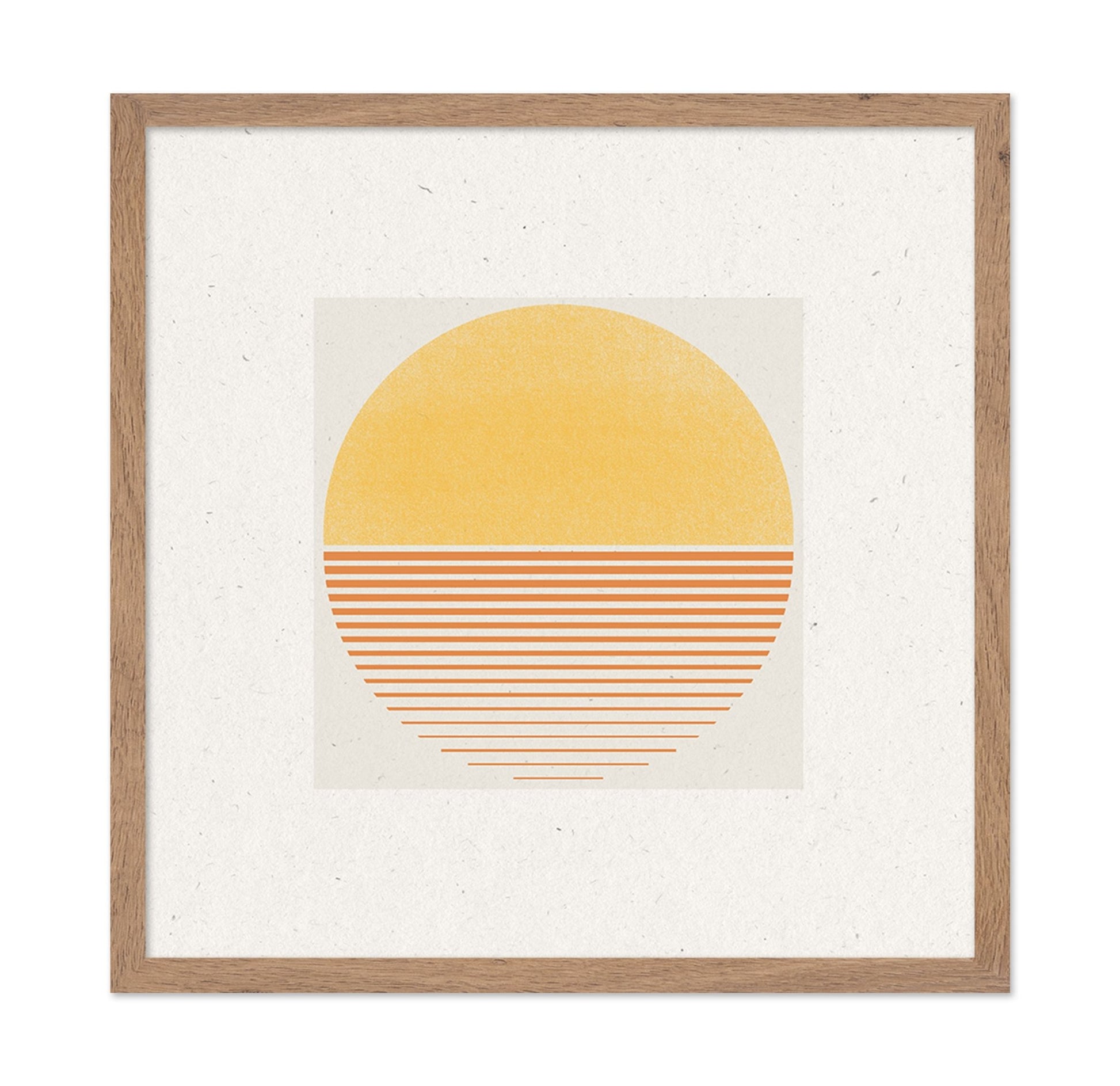 Striped Sunset Disc