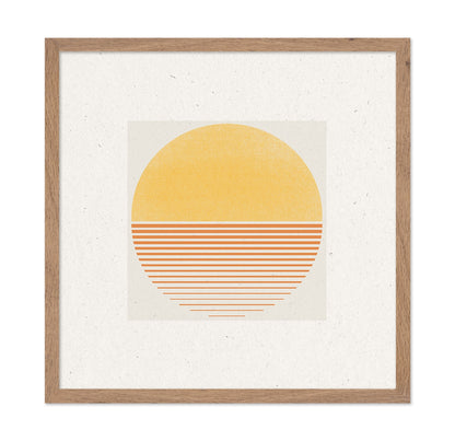 Striped Sunset Disc