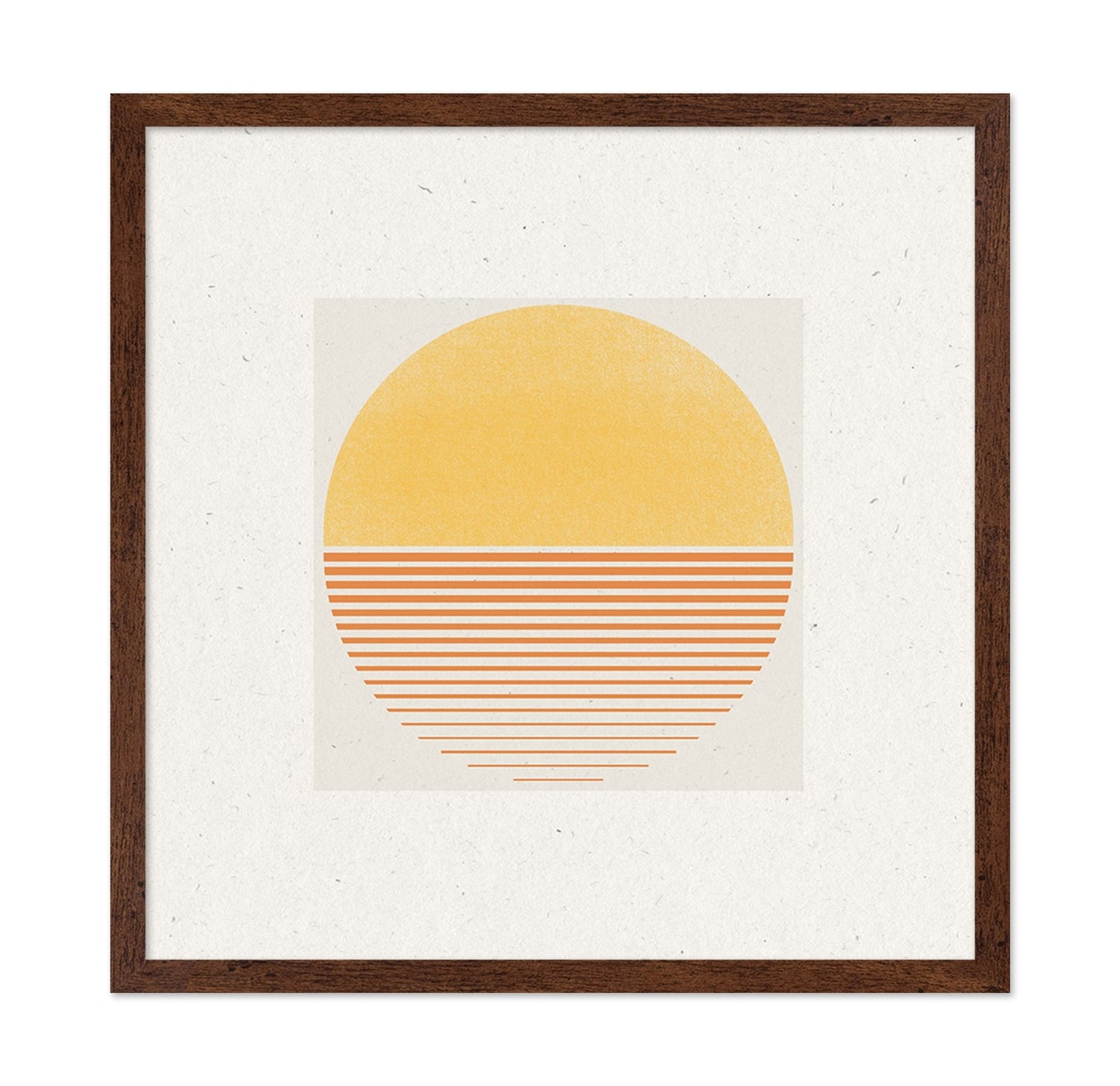 Striped Sunset Disc