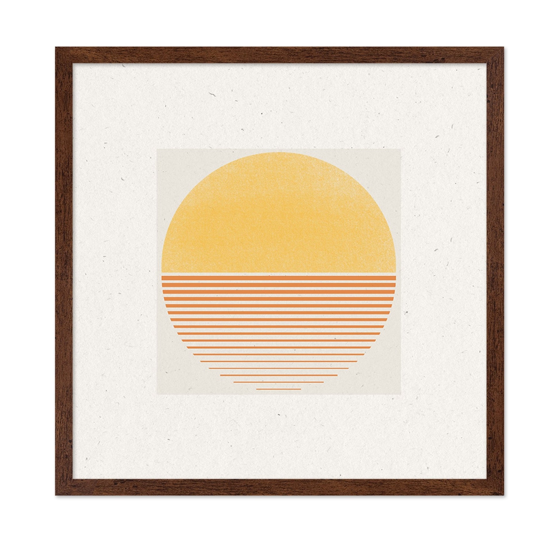 Striped Sunset Disc