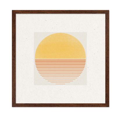 Striped Sunset Disc