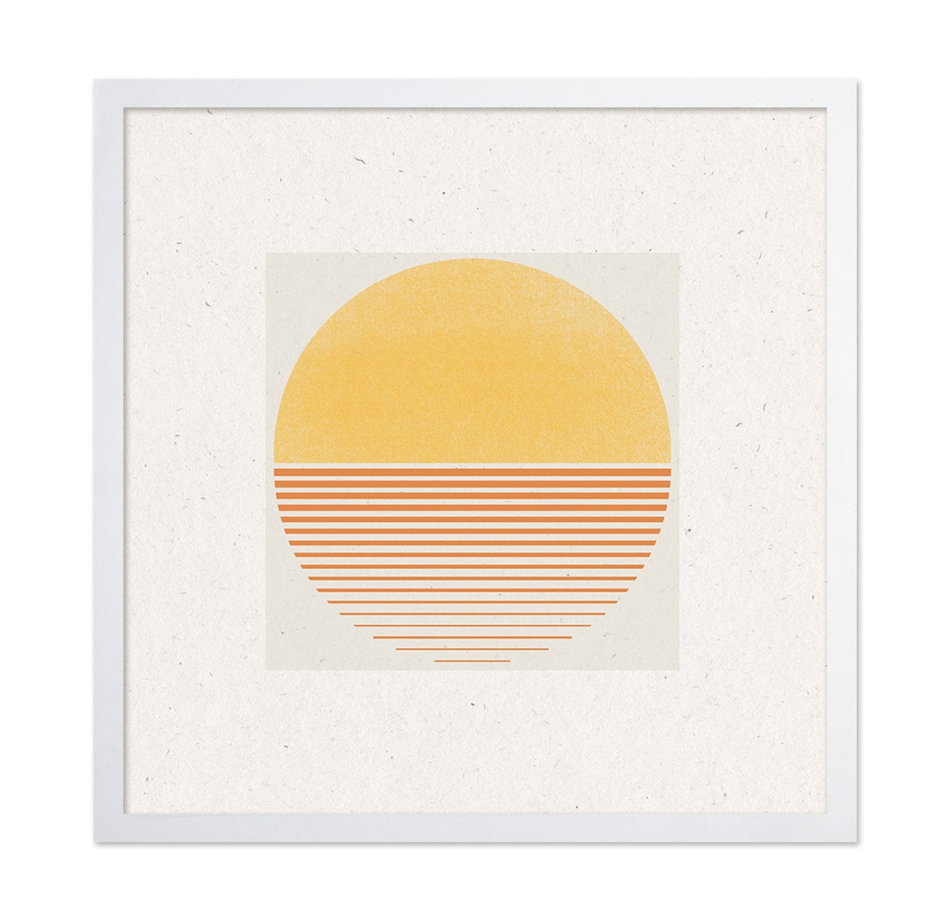 Striped Sunset Disc
