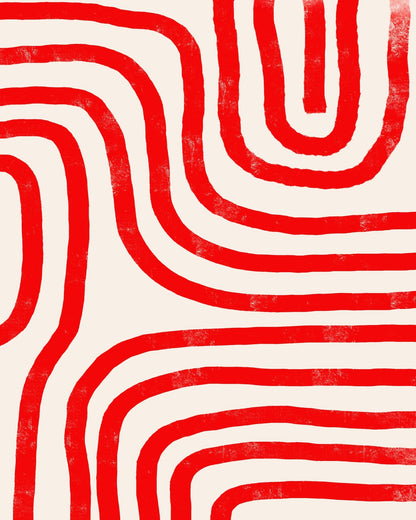 Red Flow Lines