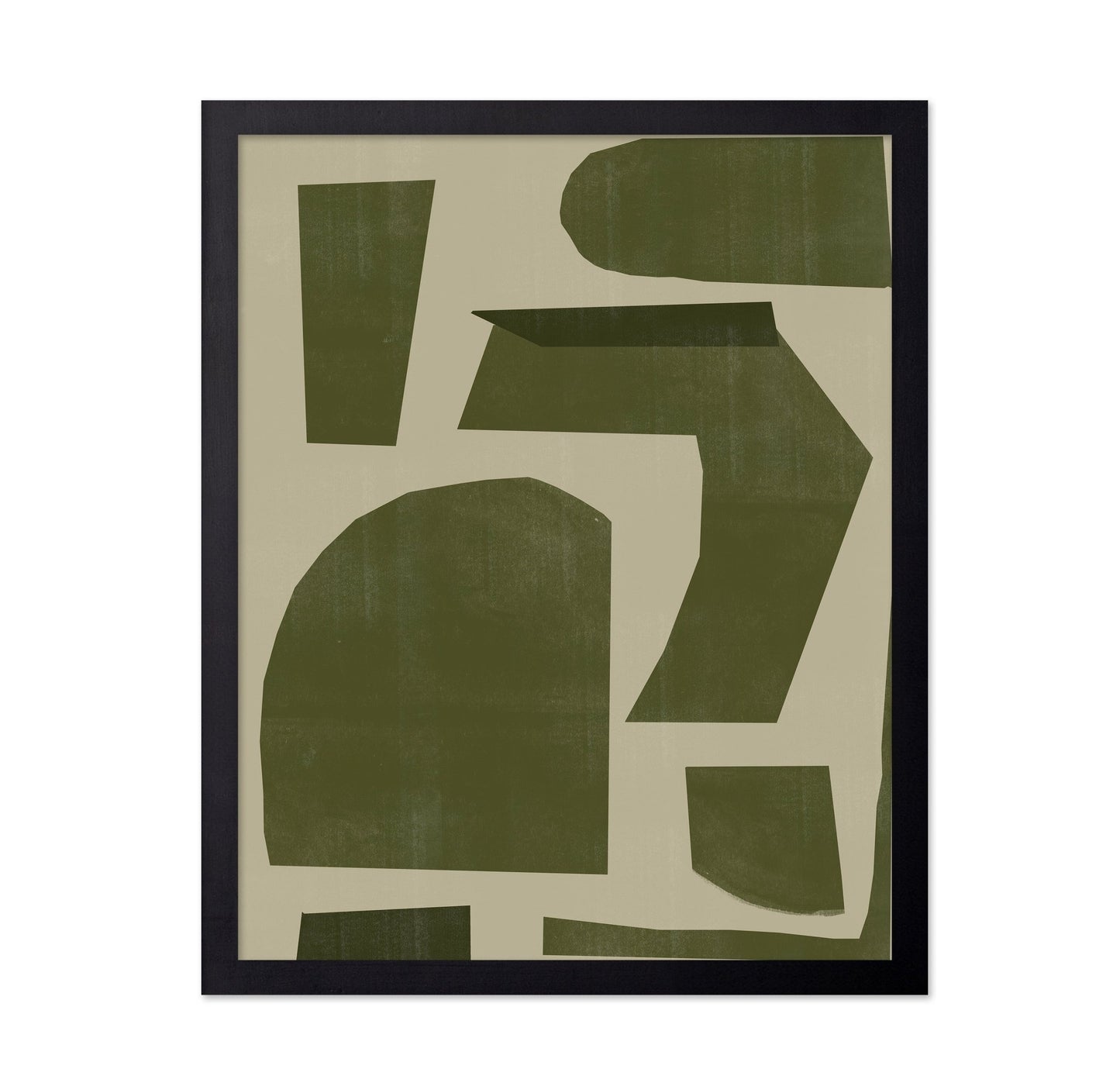 Olive Abstract Blocks