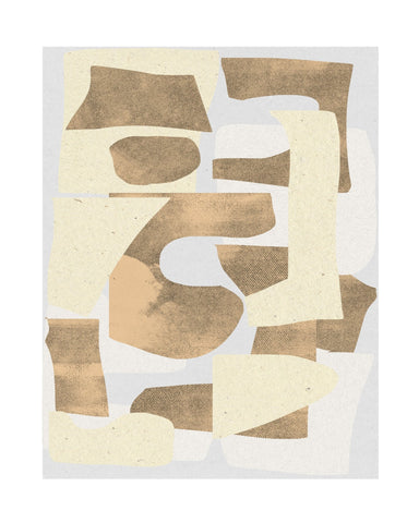 Neutral Patchwork Shapes