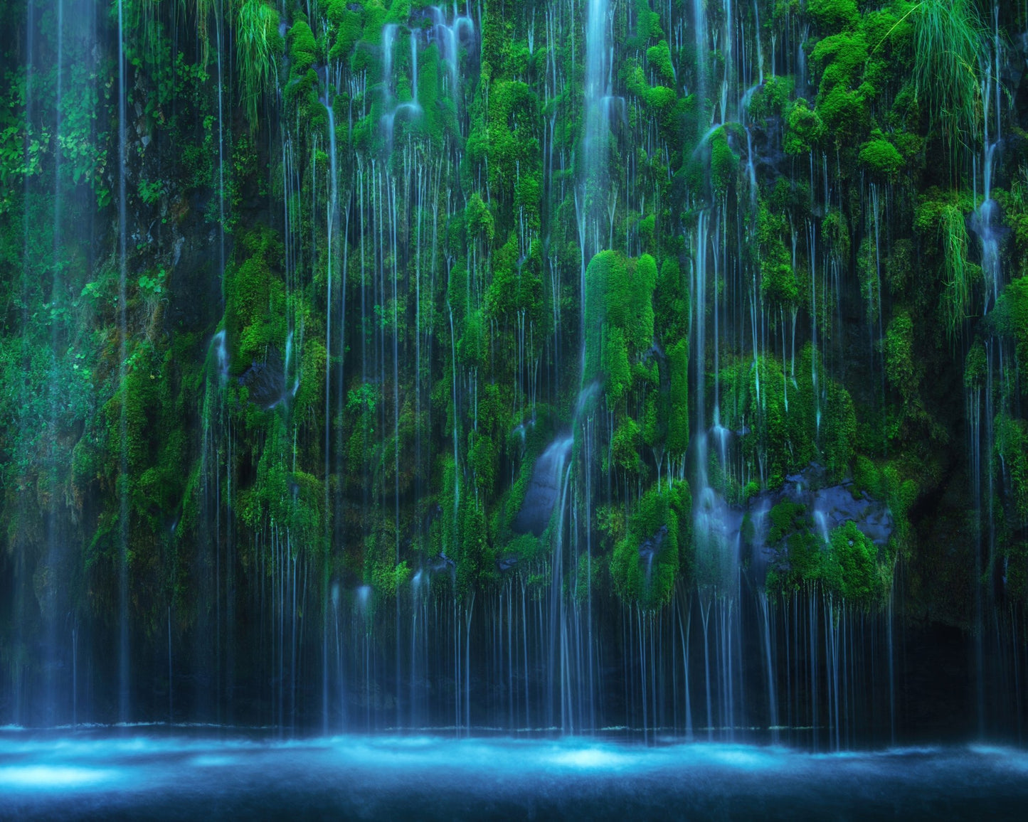 Lush Waterfall Veil