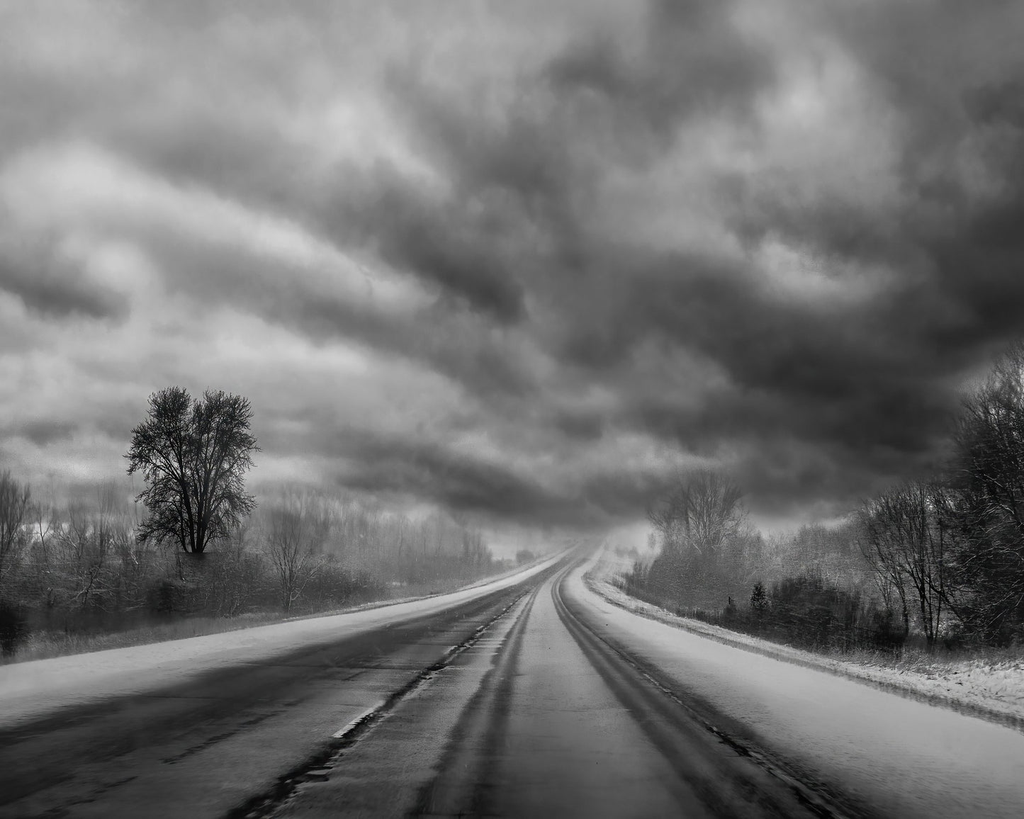 Stormy Road Horizon