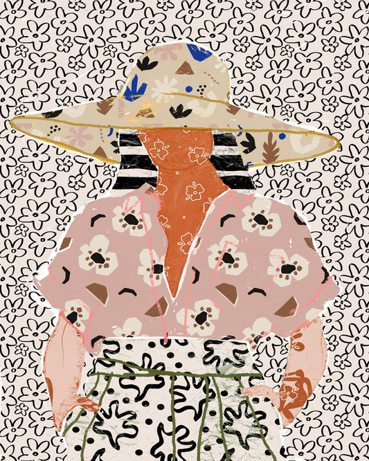 Floral Outfit Woman