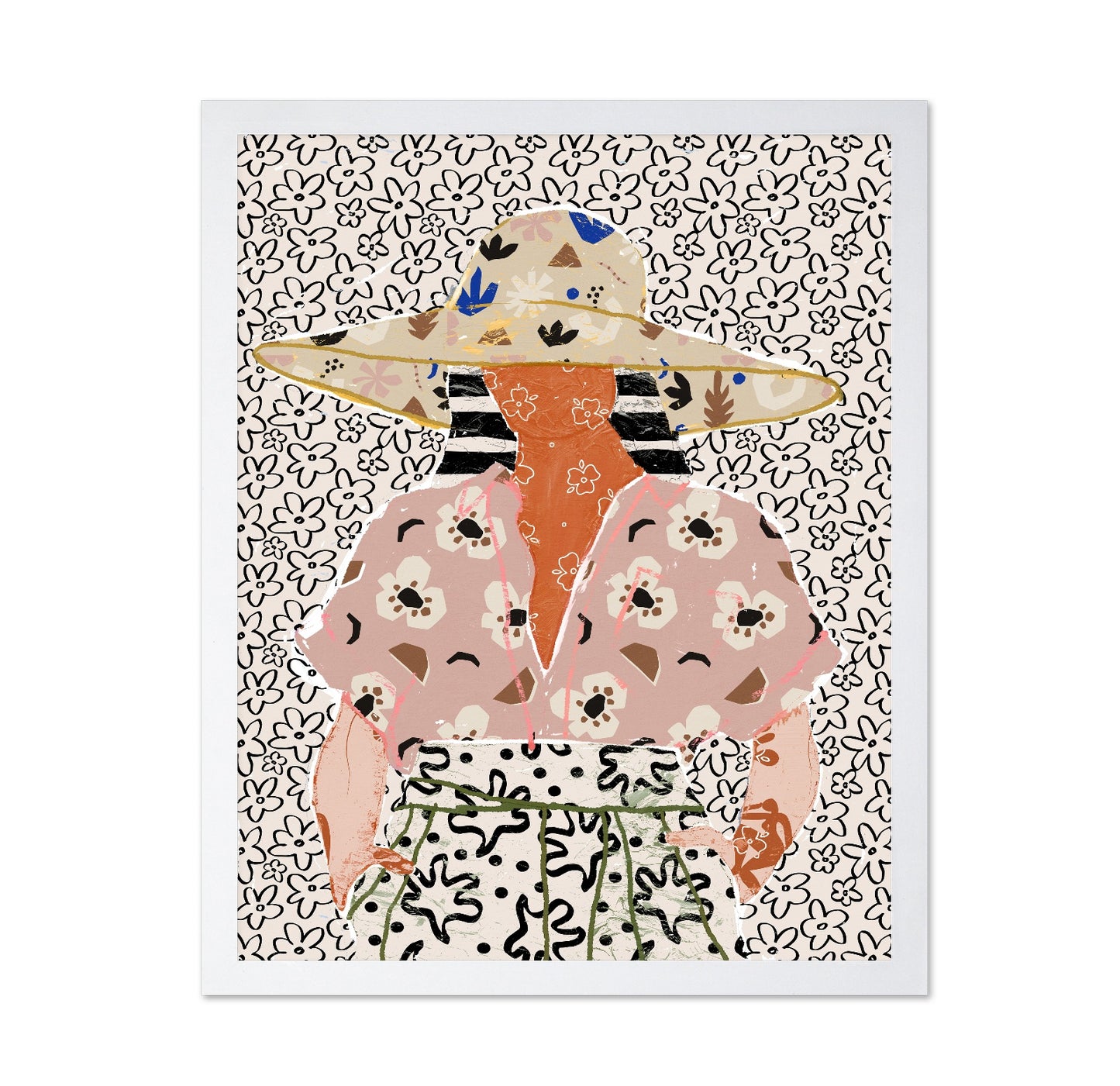 Floral Outfit Woman