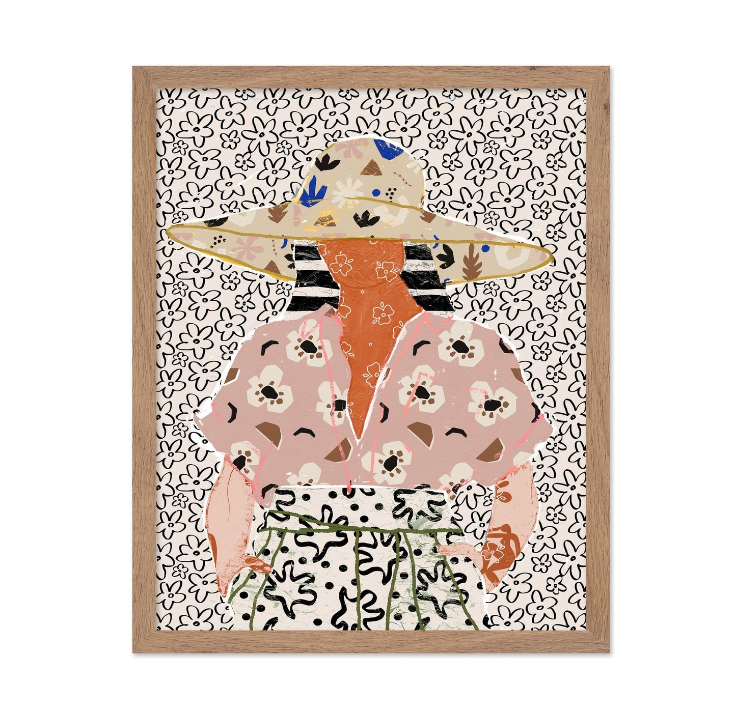Floral Outfit Woman
