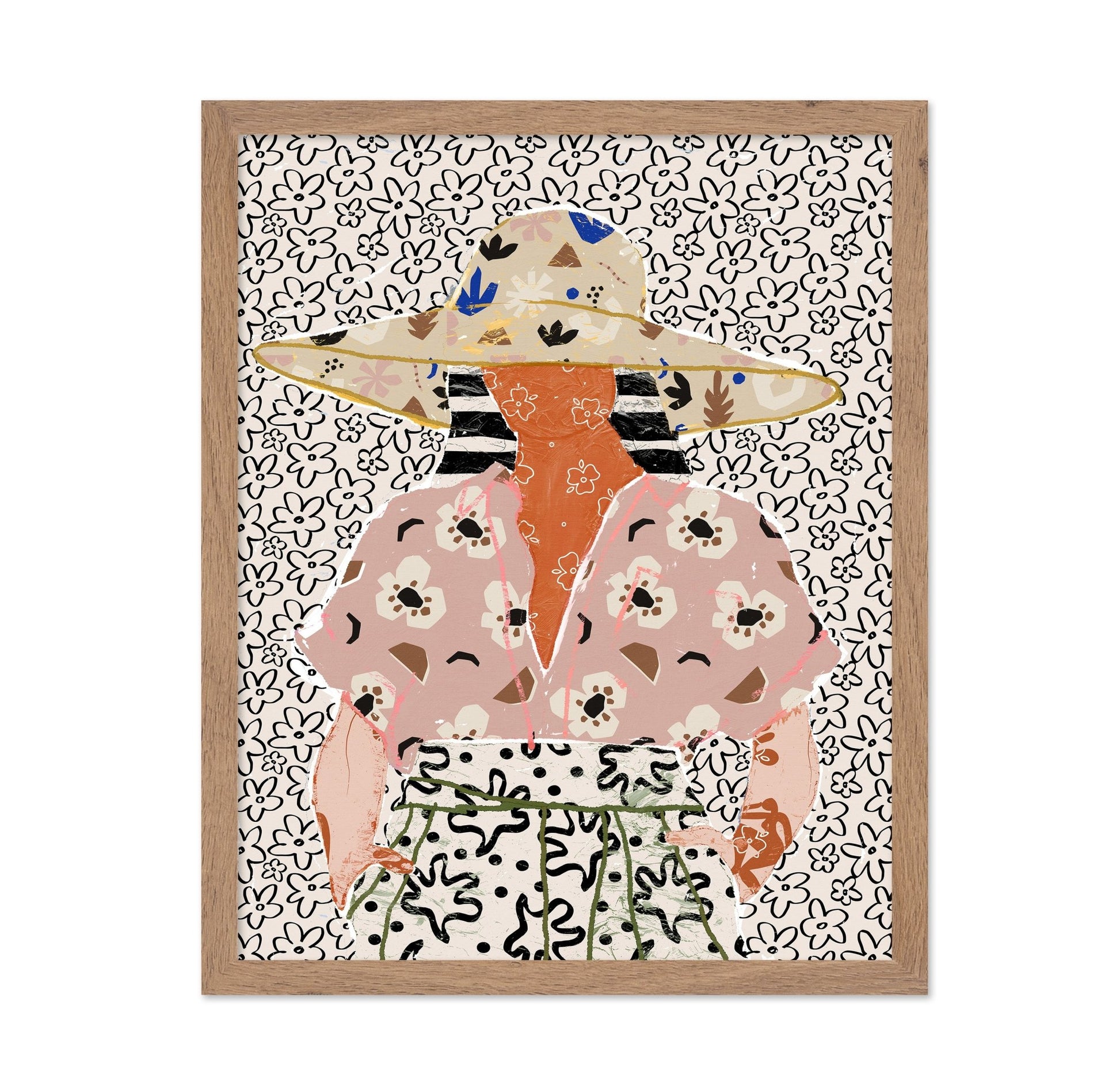 Floral Outfit Woman