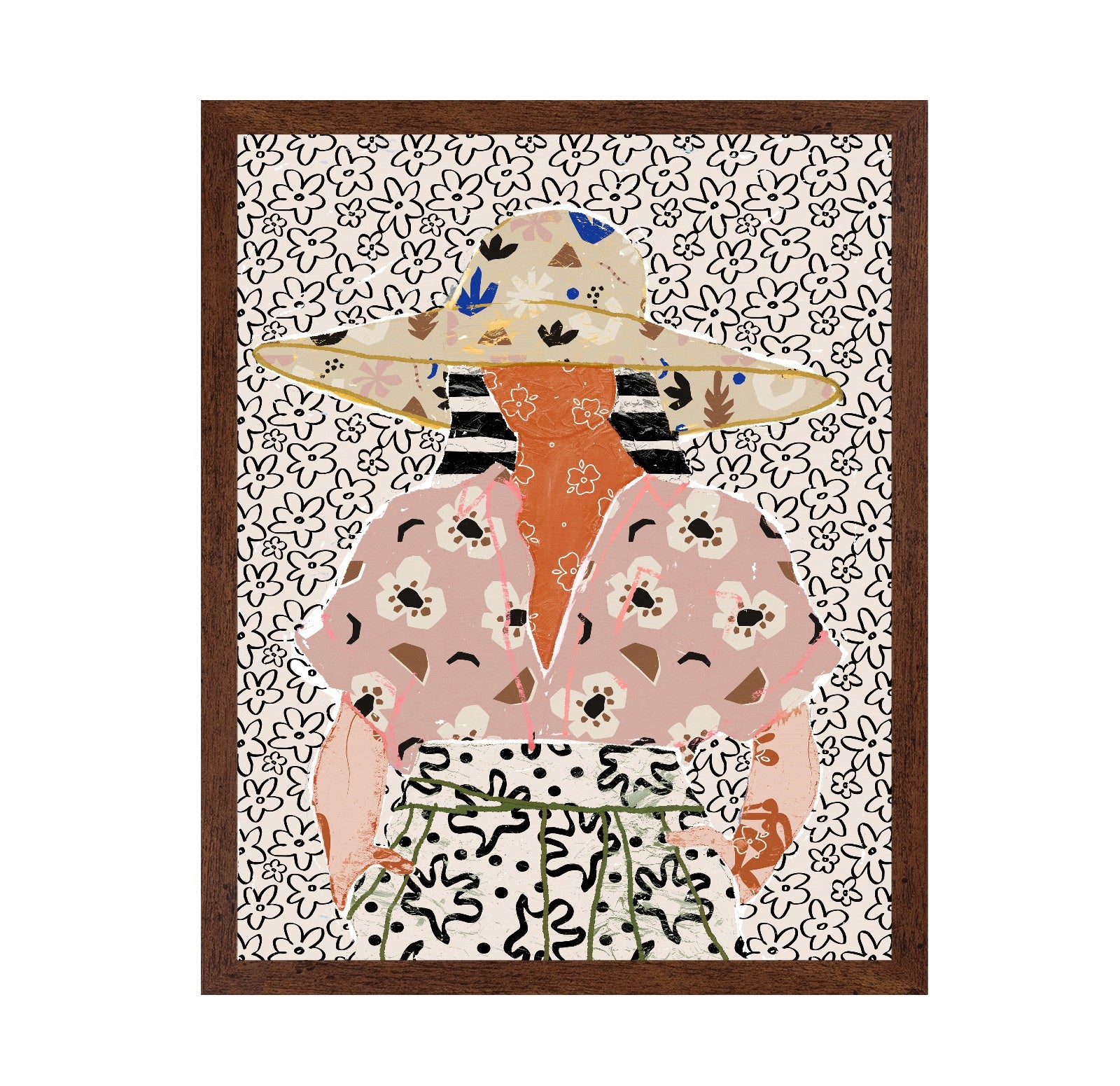 Floral Outfit Woman