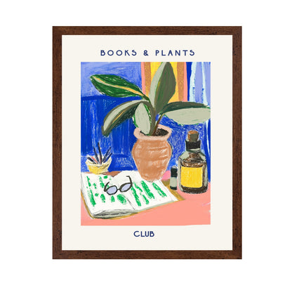 Books And Plants Still