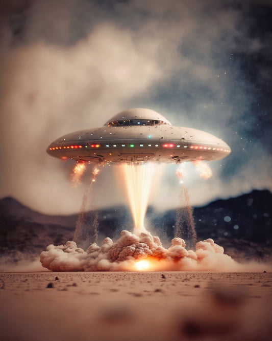 UFO Desert Landing