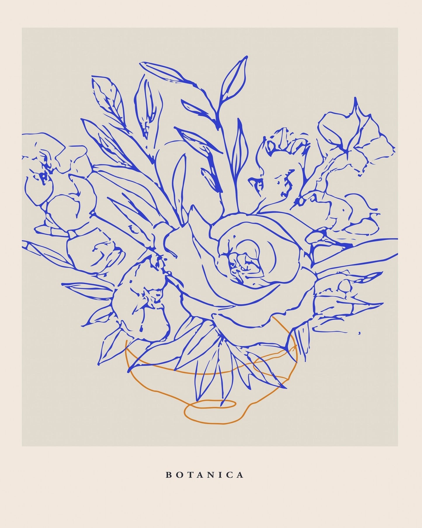 Botanical Line Bouquet No1