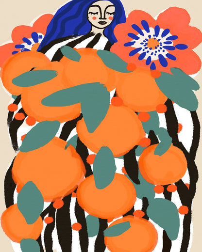 Woman With Oranges