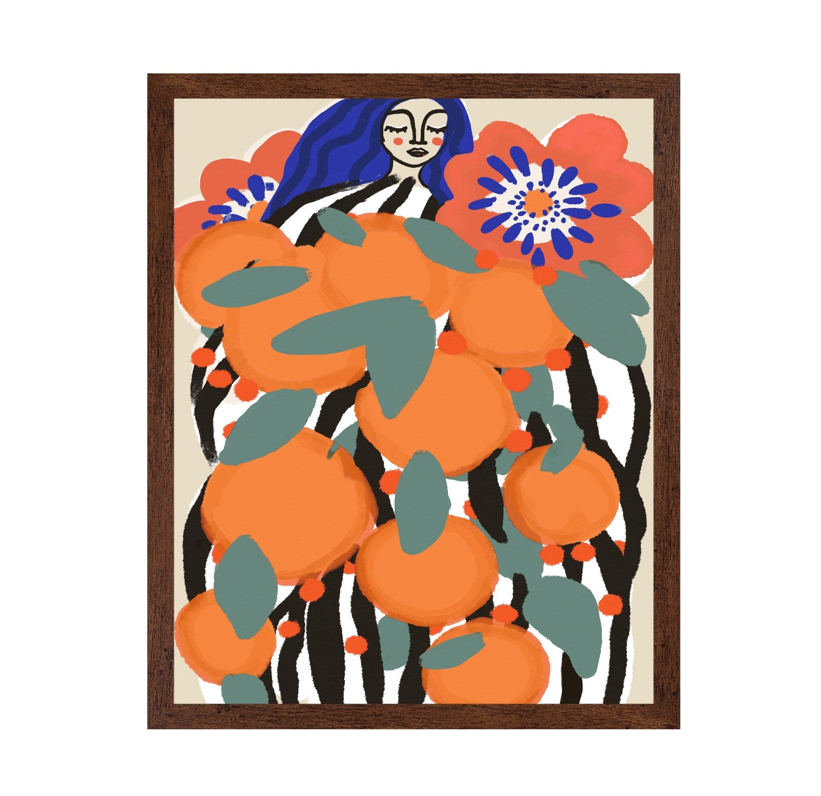 Woman With Oranges