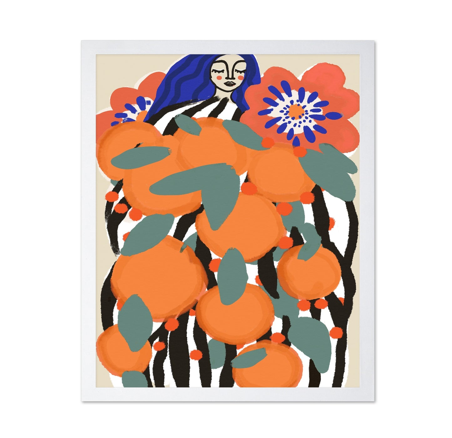 Woman With Oranges