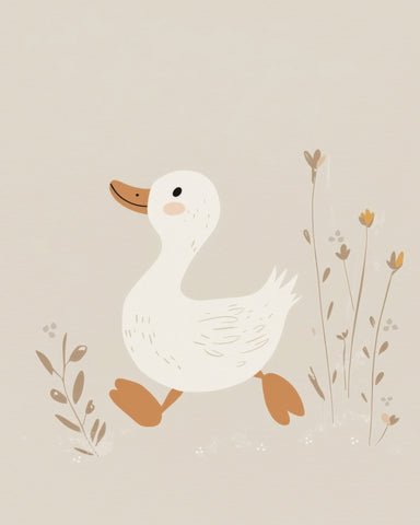 Cute Walking Duck