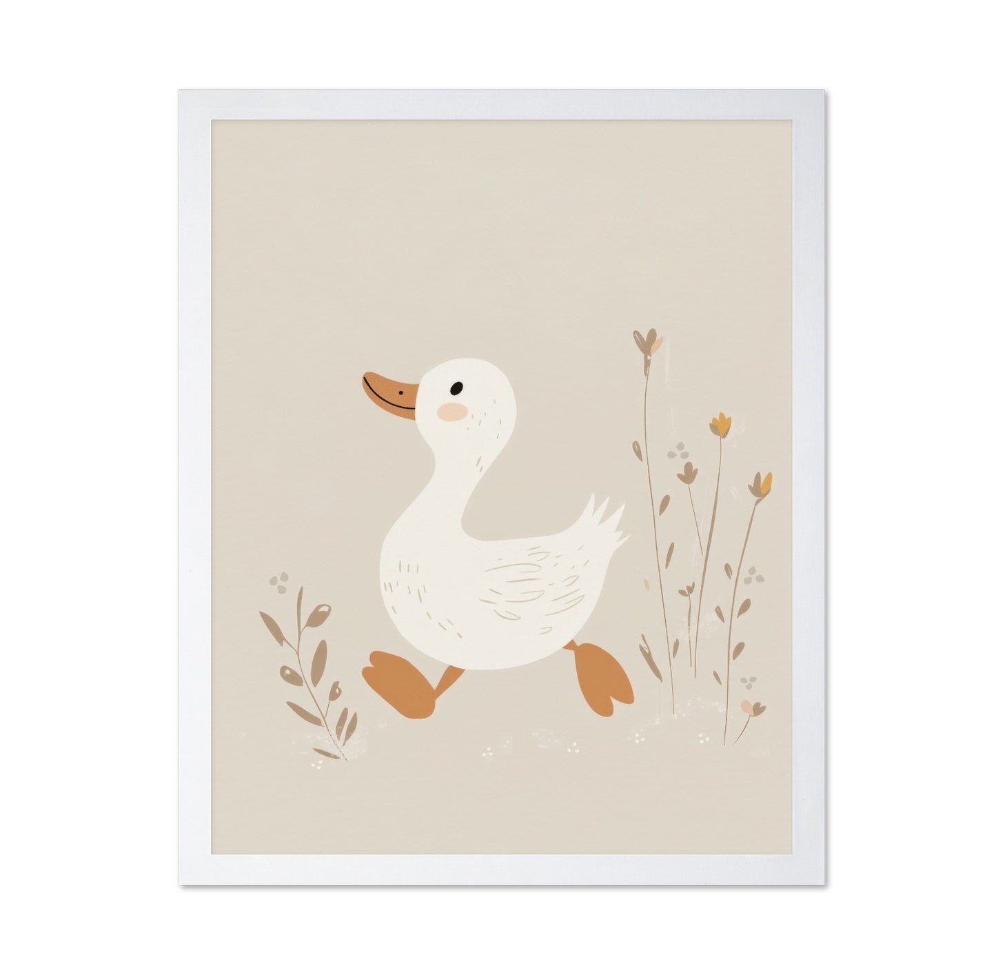 Cute Walking Duck