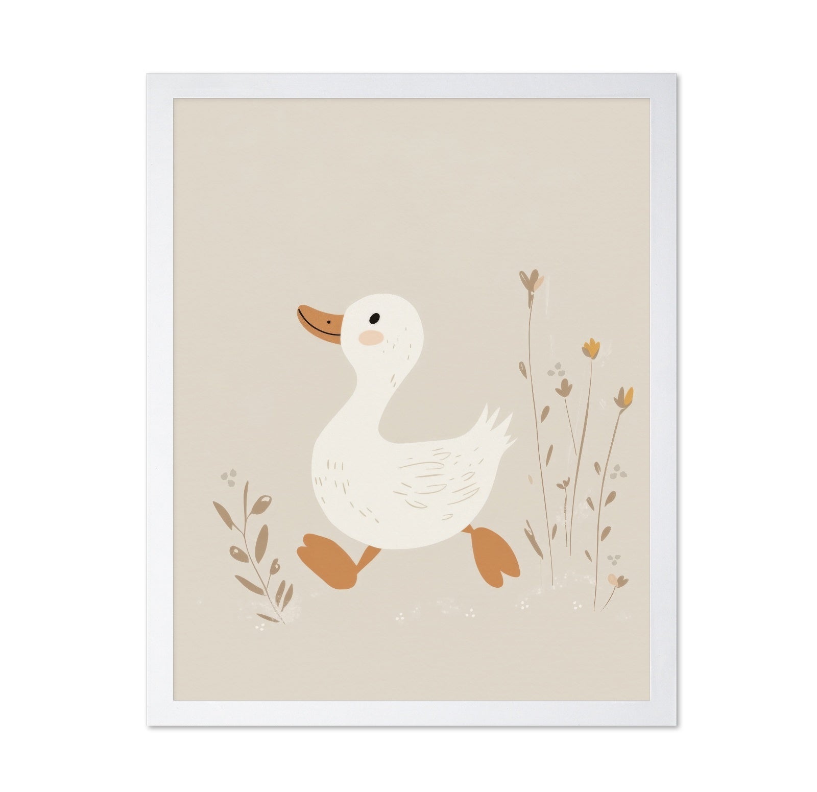 Cute Walking Duck