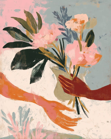 Floral Offering Hands