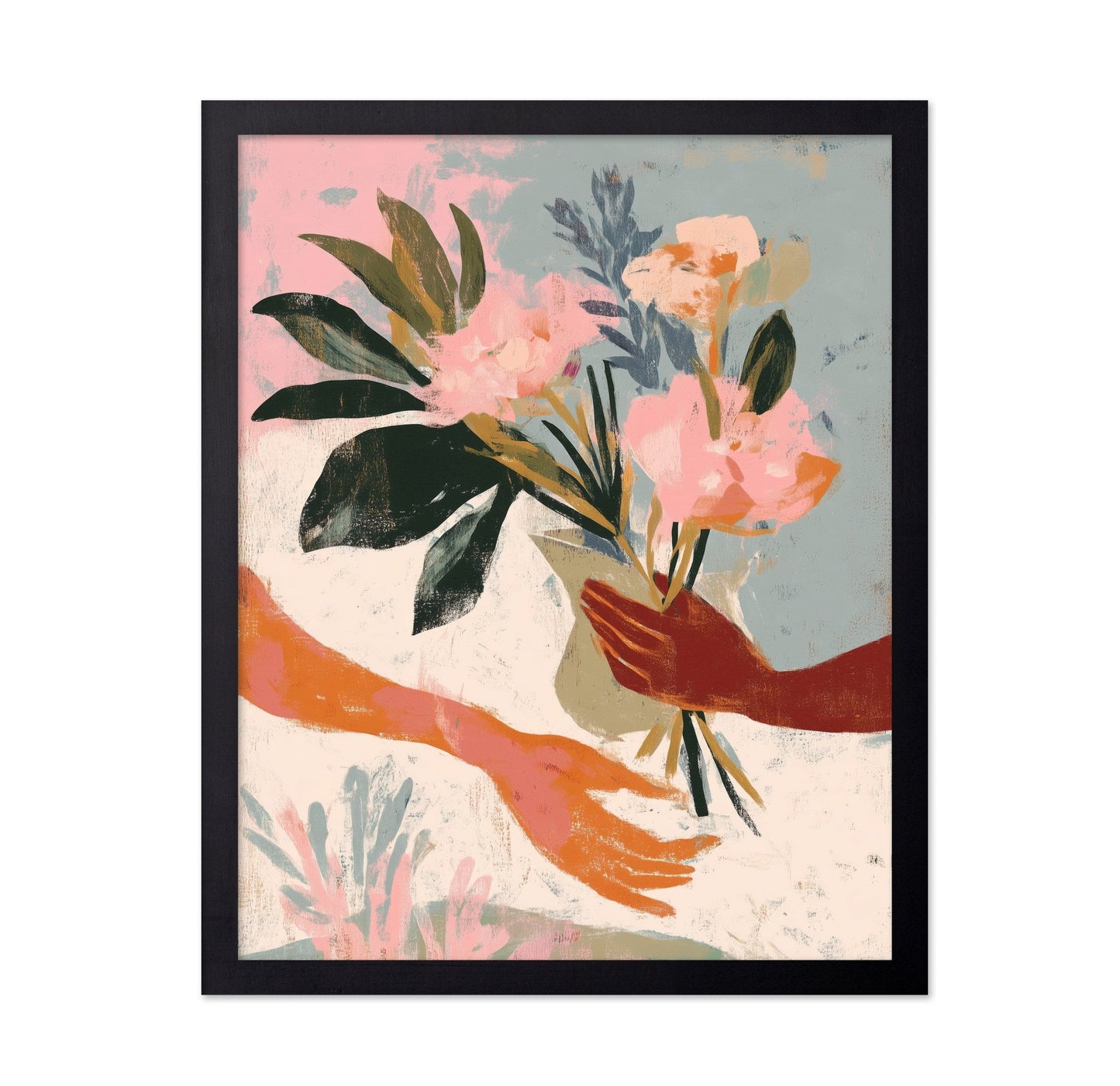 Floral Offering Hands