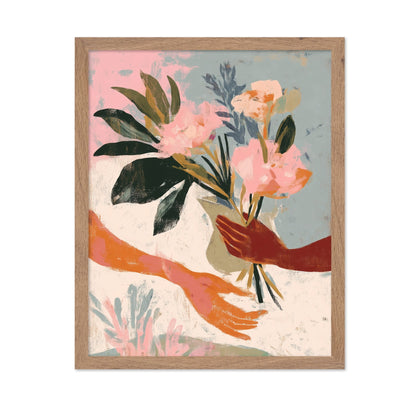 Floral Offering Hands