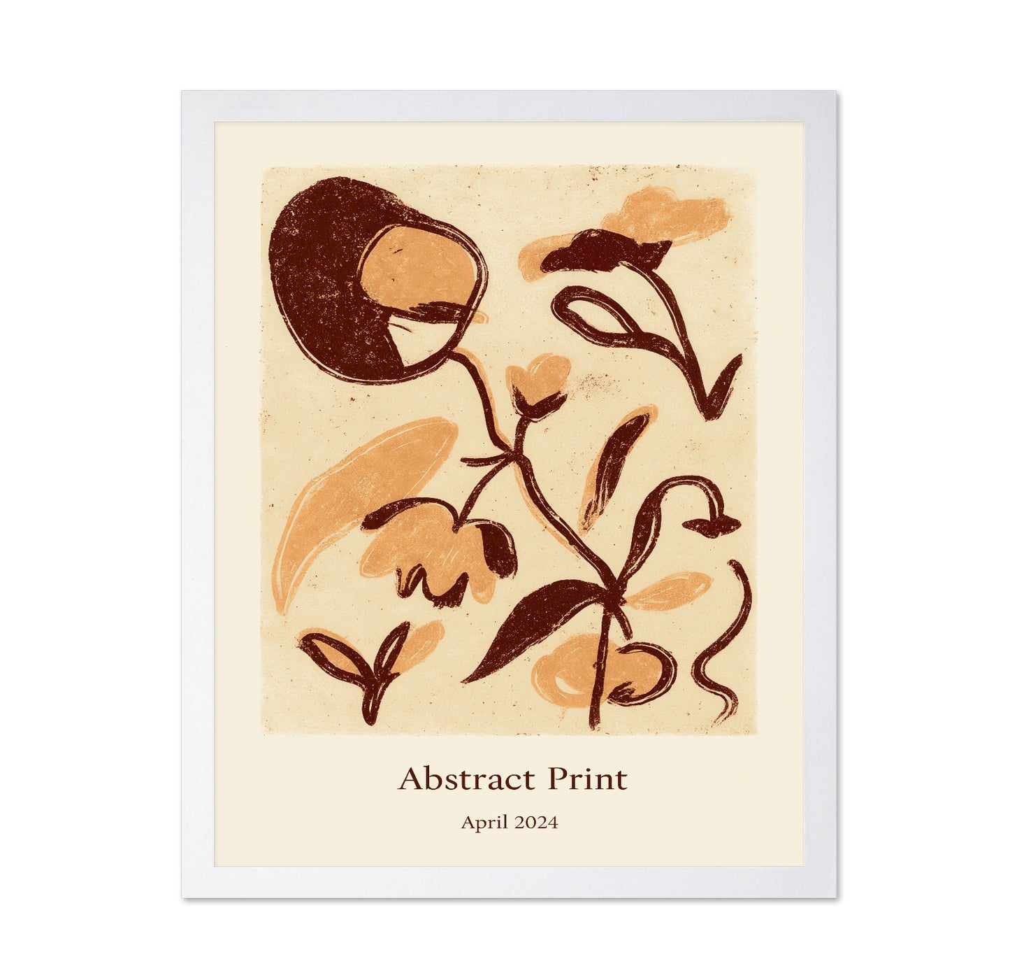 Rustic Floral Sketch No2