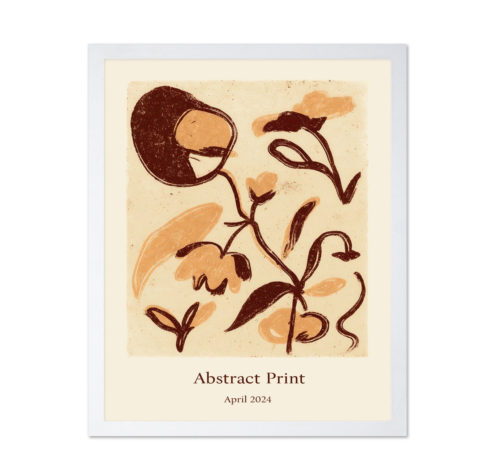 Rustic Floral Sketch No2
