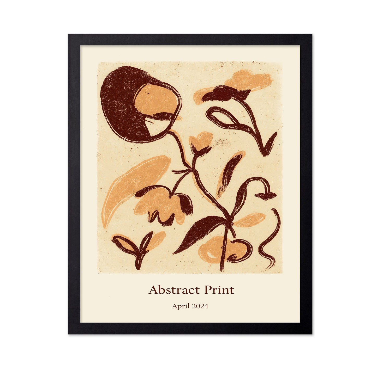 Rustic Floral Sketch No2